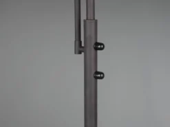 Großer LED Deckenfluter im Landhausstil mit Leselampe, Höhe 184cm