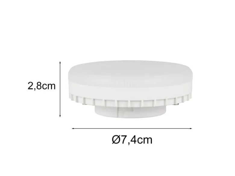 GX53 LED - 10 Watt, 950 Lumen, 4.000 Kelvin neutralweiß Ø7,4cm - extern dimmbar