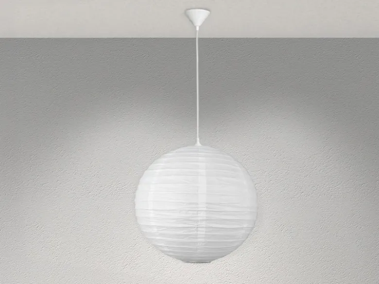 Hängelampe für Kinderzimmer mit Lampenschirm aus Papier Naturweiß, Ø 40cm