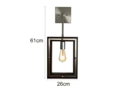 Hängende Wandleuchte WESTERLY 2 in 1 Wand- & Pendelleuchte, 4-stufig verstellbar