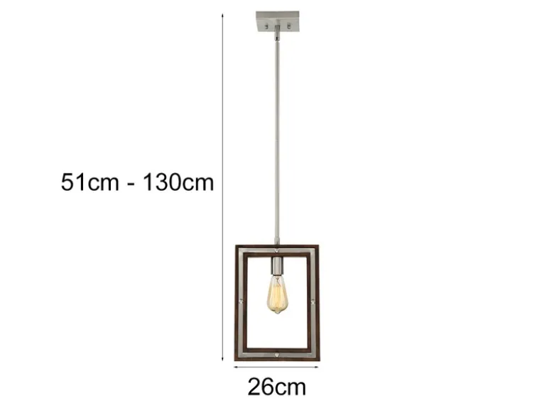 Hängende Wandleuchte WESTERLY 2 in 1 Wand- & Pendelleuchte, 4-stufig verstellbar