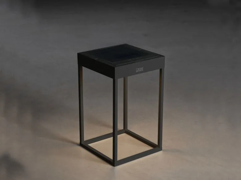 4in1 Akku Tischleuchte PORTOFINO, per Solar & USB aufladbar, mit Wandhalterung