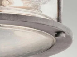 Industrial Deckenleuchte ASHLAND BAY für Innen & Außen, Anthrazit Ø30,5cm
