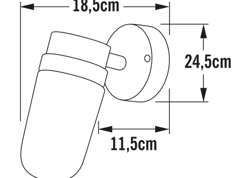 Industrial LED Außenwandleuchte VEGA Kupfer massiv & Klarglas, Höhe 24,5cm