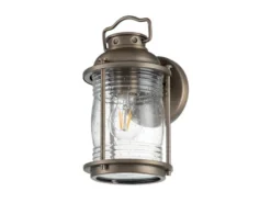 Industrial Wandlaterne ASHLAND BAY für Innen & Außen, Bronze Höhe 28cm