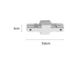 Isolator Weiß für 2-Phasen Schienensystem DUOline