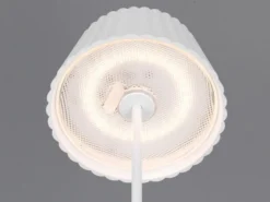 Kabellose Akku Stehlampe SUAREZ dimmbar für Innen & Außen, Weiß - 123cm klein