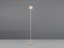 Kabellose Akku Stehlampe SUAREZ dimmbar für Innen & Außen, Beige - 123cm klein