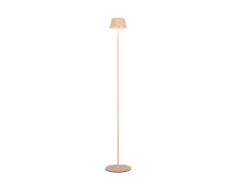 Kabellose Akku Stehlampe SUAREZ dimmbar für Innen & Außen, Beige - 123cm klein