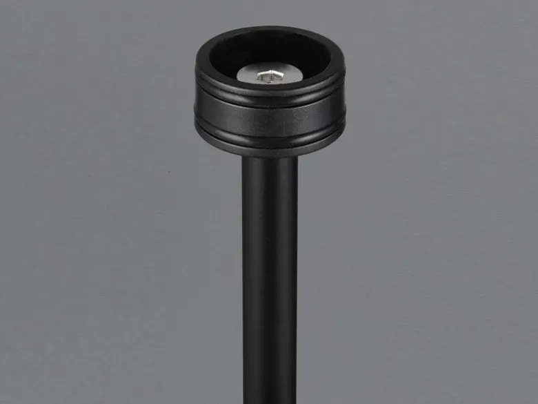 Kabellose Akku Stehlampe SUAREZ dimmbar für Innen & Außen, Schwarz - 123cm klein