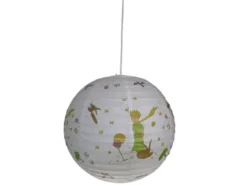 Kinder Papierlampe DER KLEINE PRINZ Lampenschirm Ø 40cm mit Aufhängung & E27 LED