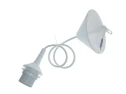 Kinder Papierlampe FUßBALL Lampenschirm Ø 40cm Pendelleuchte mit Aufhängung