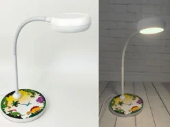 Kinder Schreibtischlampe DINO mit Flexarm, Höhe 43cm