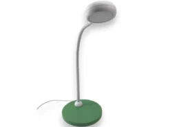 Kinder Schreibtischleuchte Grün-Grau mit Flexarm & LED-Leuchtmittel, Höhe 43cm