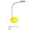 Kinder Schreibtischleuchte Sonnengelb-Grau Flexarm & LED-Leuchtmittel Höhe 43cm