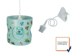 Kinderzimmer Dreh-Pendelleuchte Lampenschirm drehend Motiv Zanimo