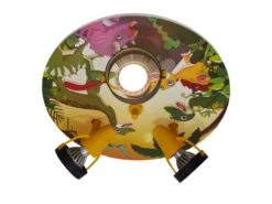 Kinderzimmer LED Deckenstrahler 3-flammig mit Dino Motiv, Ø 35cm
