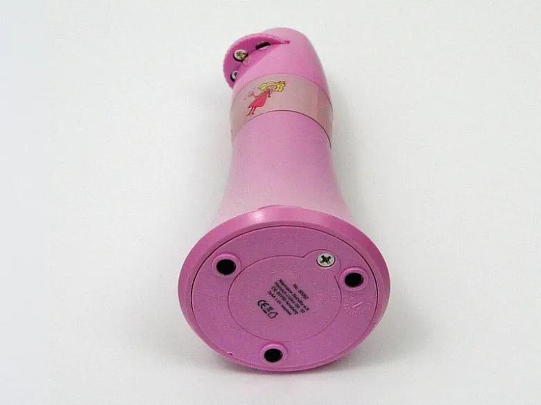 Kinderzimmer Nachtlicht PRINZESSIN (6 Motive) Taschen-Projektor Batterie H: 15cm