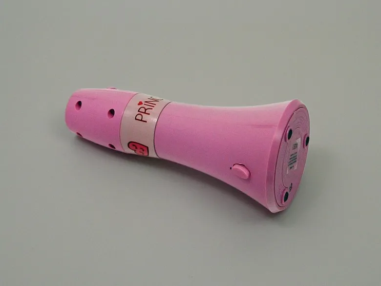 Kinderzimmer Nachtlicht PRINZESSIN (6 Motive) Taschen-Projektor Batterie H: 15cm
