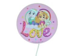 Kinderzimmer Wandlampe Ø 25cm in Rosa PAW PATROL die super Hunde
