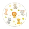 Kinderzimmer Wandlampe LITTLE SAFARI mit Kabel, Stecker & Schalter, Ø 25cm