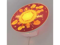 Kinderzimmer Wandlampe Wald Ø 25cm mit Schalter, Kabel, Stecker & E14 LED