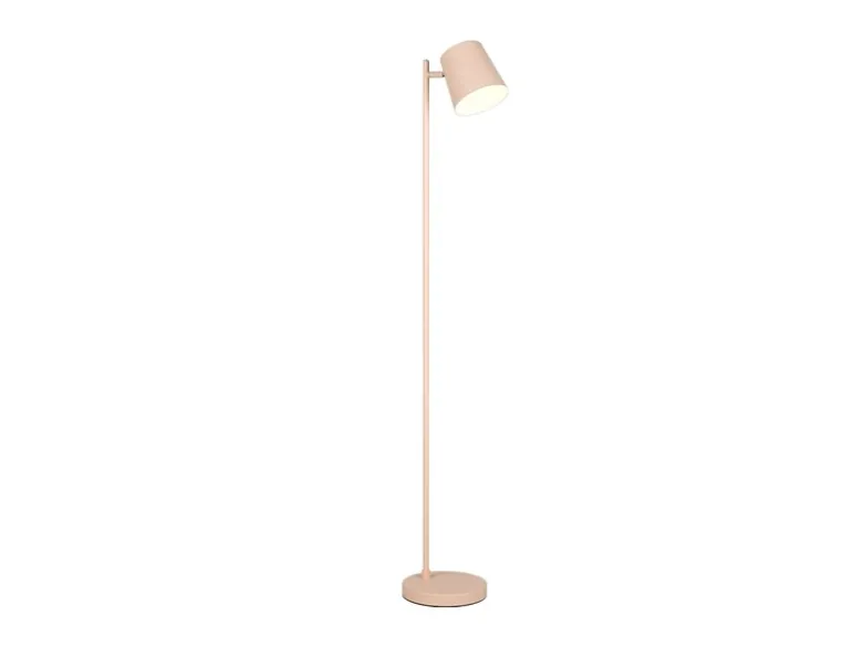 Kleine Akku Stehlampe BLAKE kabellos - dimmbar, Metall Beige, Höhe 125cm