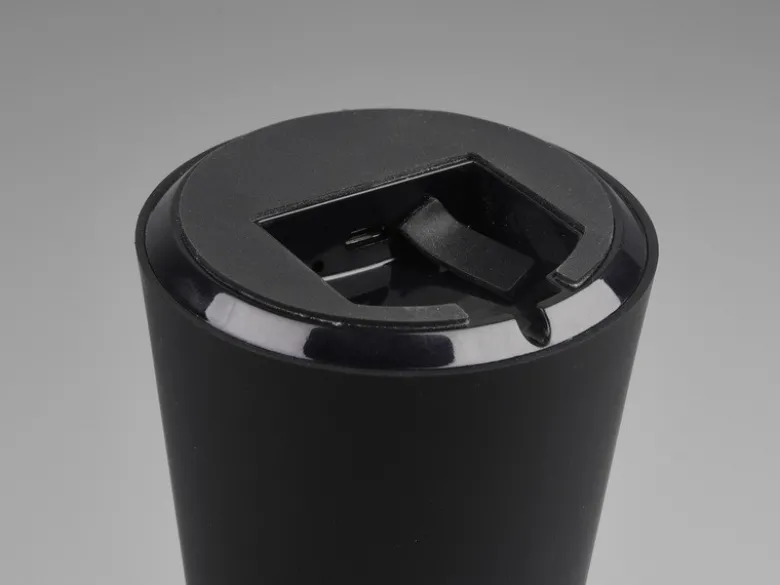 Kleine Akku Tischleuchte LENNON per USB aufladbar Schwarz, Höhe 21cm