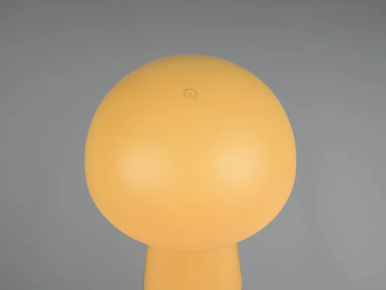 Kleine Akku Tischleuchte LENNON per USB aufladbar Gelb, Höhe 21cm