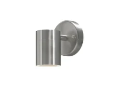 Kleine Außenwandleuchte MODENA Downlight, Höhe 9cm aus Edelstahl