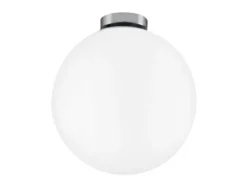 Kleine Deckenleuchte CITY 1 flammig Glaskugel Opal Weiß, Ø 30cm