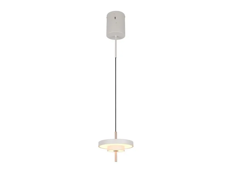 Kleine dimmbare LED Pendelleuchte KEATON im modernen Design, Hellgrau Ø 20cm