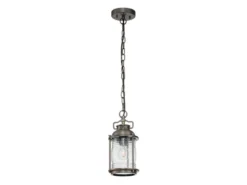 Kleine Industrial Pendelleuchte ASHLAND BAY für Innen & Außen, Bronze Ø15cm