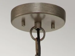 Kleine Industrial Pendelleuchte ASHLAND BAY für Innen & Außen, Bronze Ø15cm