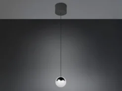 Kleine Kugel LED Pendelleuchte SENTA höhenverstellbar, Licht neutralweiß Ø 10cm