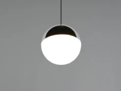 Kleine Kugel LED Pendelleuchte SENTA höhenverstellbar, Licht neutralweiß Ø 10cm