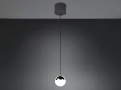Kleine Kugel LED Pendelleuchte SENTA höhenverstellbar, Licht neutralweiß Ø 10cm