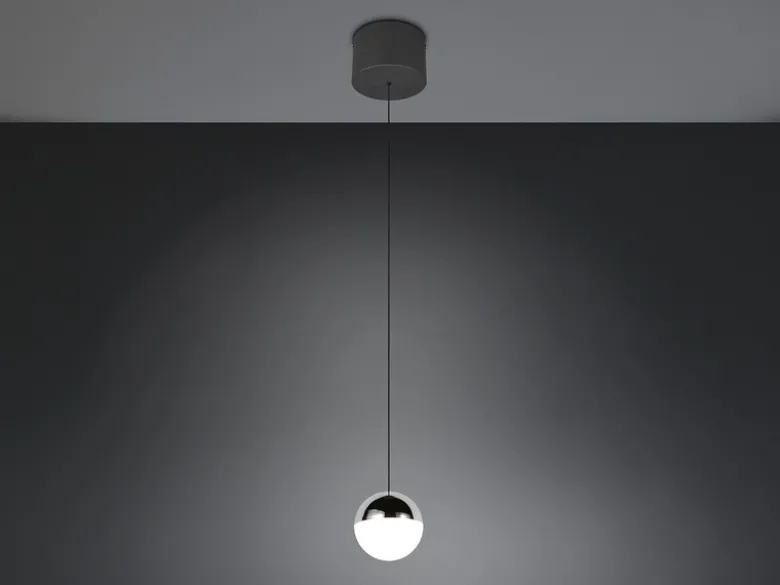 Kleine Kugel LED Pendelleuchte SENTA höhenverstellbar, Licht neutralweiß Ø 10cm