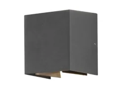 Kleine LED Außenwandleuchte CREMONA Up and Down Höhe 13,5cm, Anthrazit