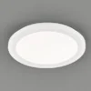 Kleine LED Deckenleuchte CAMILLUS flache Badezimmerlampe dimmbar Ø26cm Weiß IP44