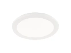 Kleine LED Deckenleuchte CAMILLUS flache Badezimmerlampe dimmbar Ø26cm Weiß IP44