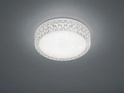 Kleine LED Deckenleuchte PEGASUS mit Sternenhimmel & Kristall Ø 28cm