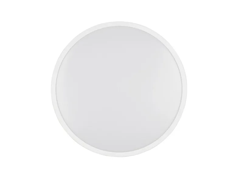 Kleine LED Deckenleuchte SLOPE ultraflach, Weiß, Ø 28,5cm