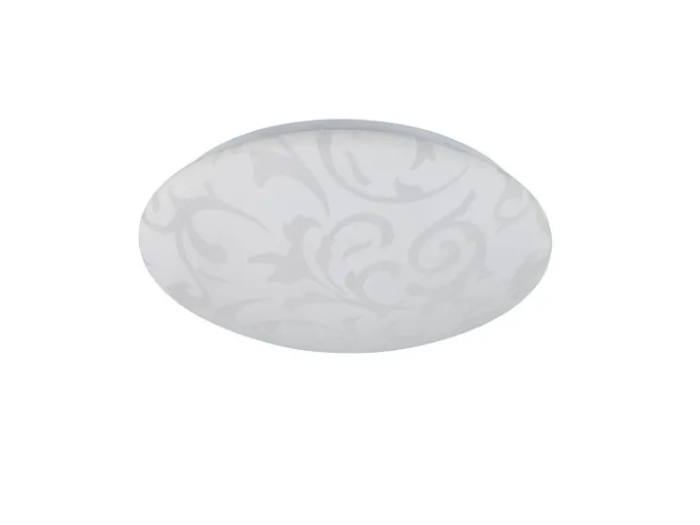Kleine LED Deckenleuchte UMBRIA mit Rankenmuster, rund Ø 30cm