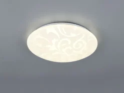 Kleine LED Deckenleuchte UMBRIA mit Rankenmuster, rund Ø 30cm