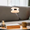 Kleine LED Pendelleuchte DIOS höhenverstellbar 1-flammig, Silber Ø 15,5cm