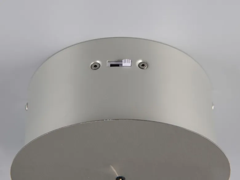 Kleine LED Pendelleuchte DIOS höhenverstellbar 1-flammig, Silber Ø 15,5cm