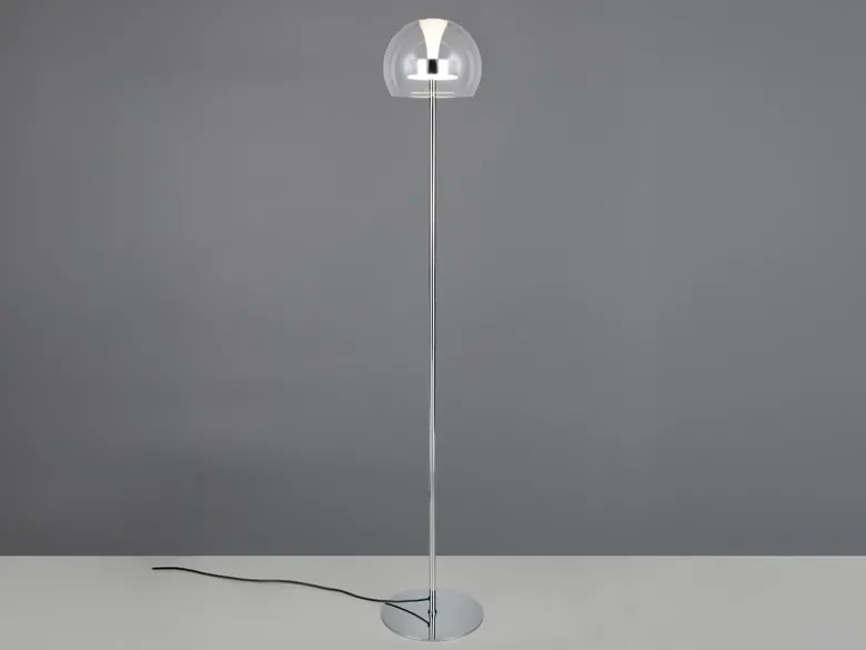 Kleine LED Stehleuchte FLYNT dimmbar & Lichtfarbe einstellbar, Höhe 130cm
