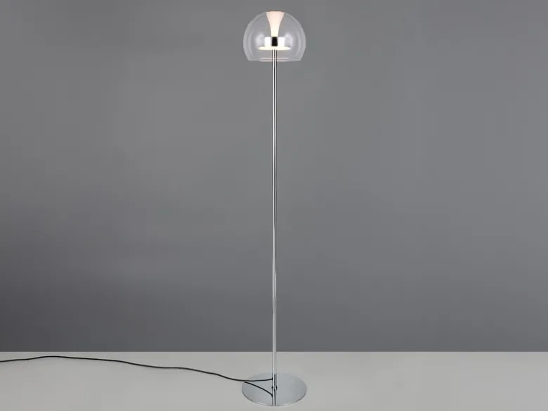 Kleine LED Stehleuchte FLYNT dimmbar & Lichtfarbe einstellbar, Höhe 130cm