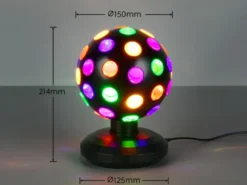 Kleine LED Tischlampe ZERO Deko Lampe Batterie- oder USB betrieben Höhe 21,5cm
